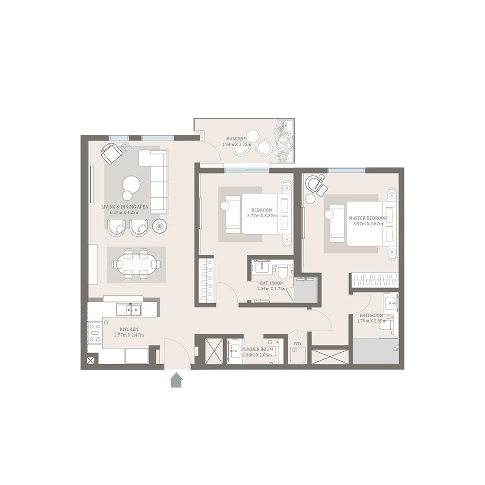 2-BEDROOM APARTMENT