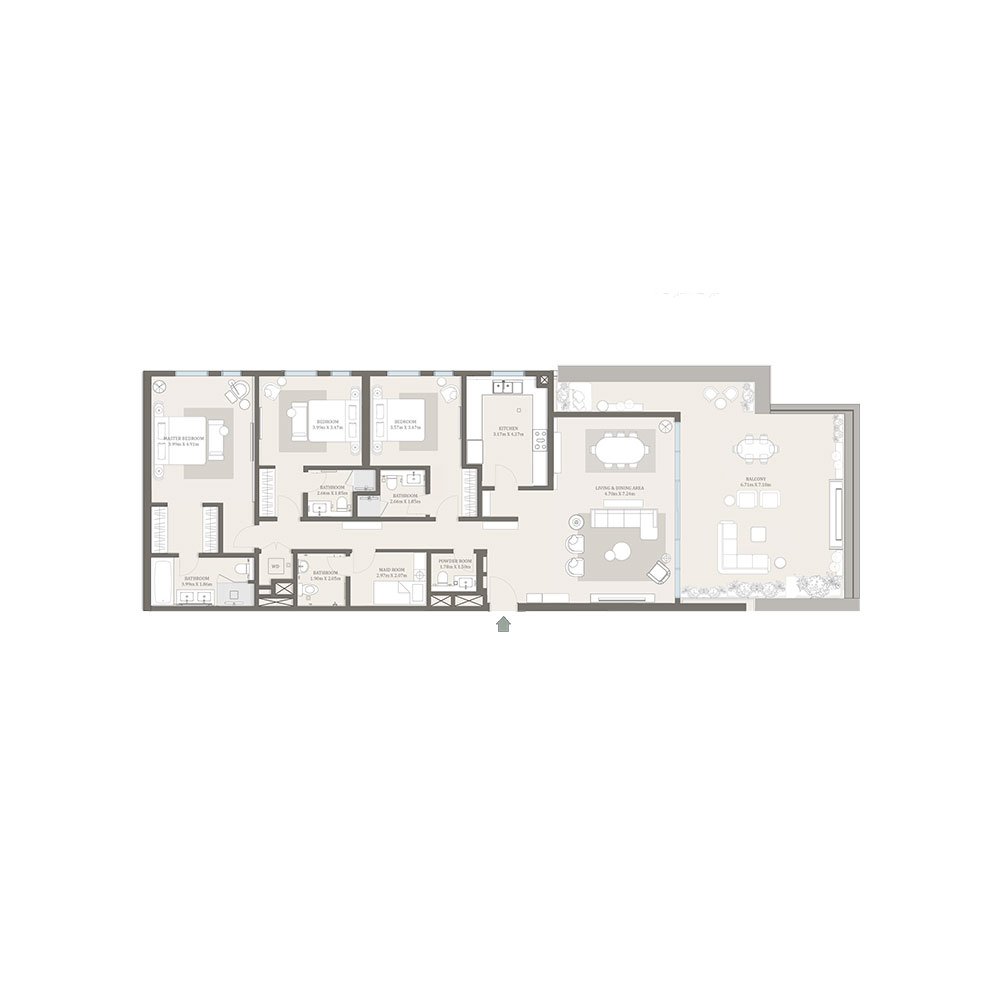 3-BEDROOM APARTMENT
